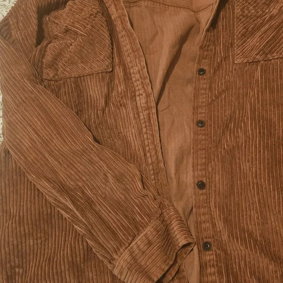 wild fable Corduroy Shacket in Warm Tan - Picture 2 of 5